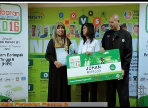 Johan Kategori Awam Pertandingan Cabaran Inovasi Inklusif 2016 - Yayasan Inovasi Malaysia