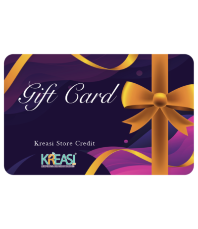 gift card template with edited side