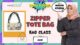 Zipper Tote Bag BI