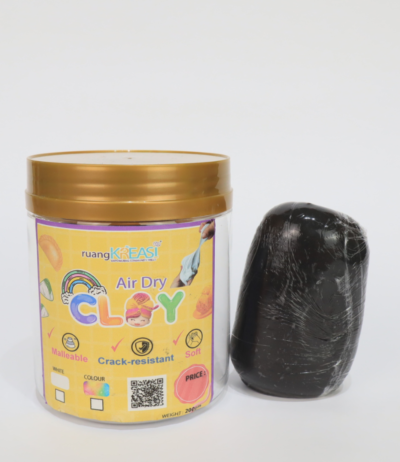 air dry clay black