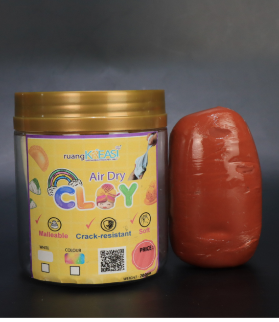 air dry clay brown