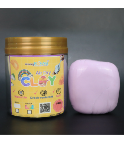 air dry clay purple