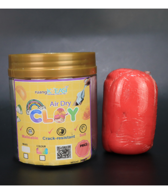 air dry clay red