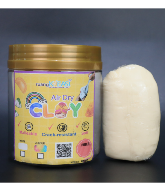 air dry clay white