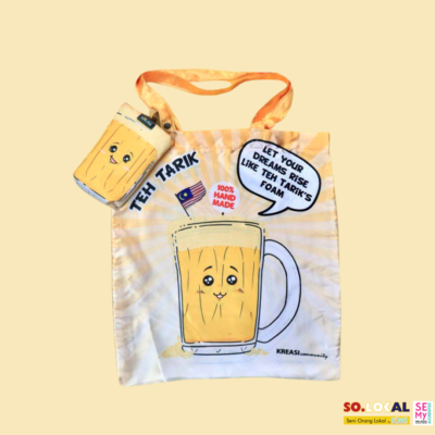 Gambar Produk Kreasi - Eco Tote Bag Teh Tarik 2